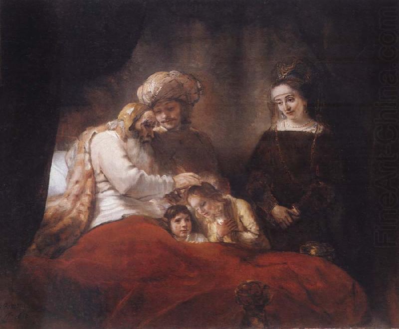 Jacob Blessing the Sons of Joseph, REMBRANDT Harmenszoon van Rijn